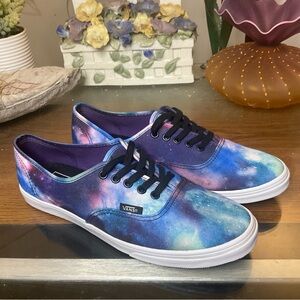VANS WOMENS AUTHENTIC LO PRO COSMIC GALAXY SNEAKERS SZ 8.5